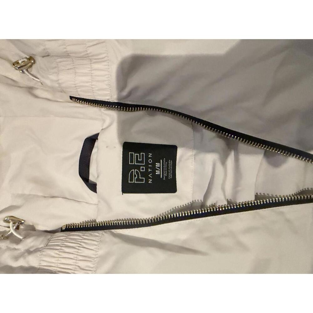 NWOT P.E Nation MAN UP Windbreaker Jacket with Hood Color Block sz M - Picture 5 of 6